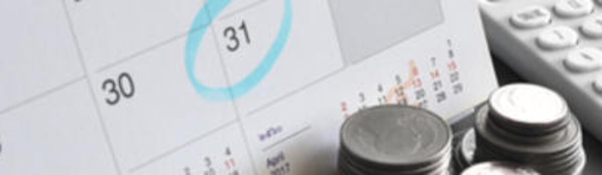 Periodificación de gastos a final de año