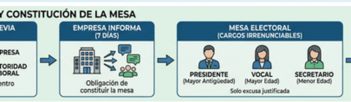 Elecciones sindicales: claves prácticas (Infografía)